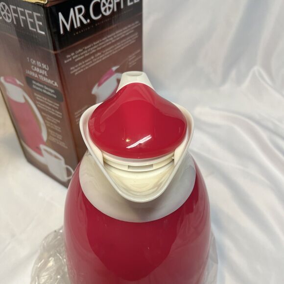 Mr. Coffee Carafe Hot Pink 1 Quart Double Wall Thermal Insulated 2013 NEW UNUSED - Picture 6 of 10